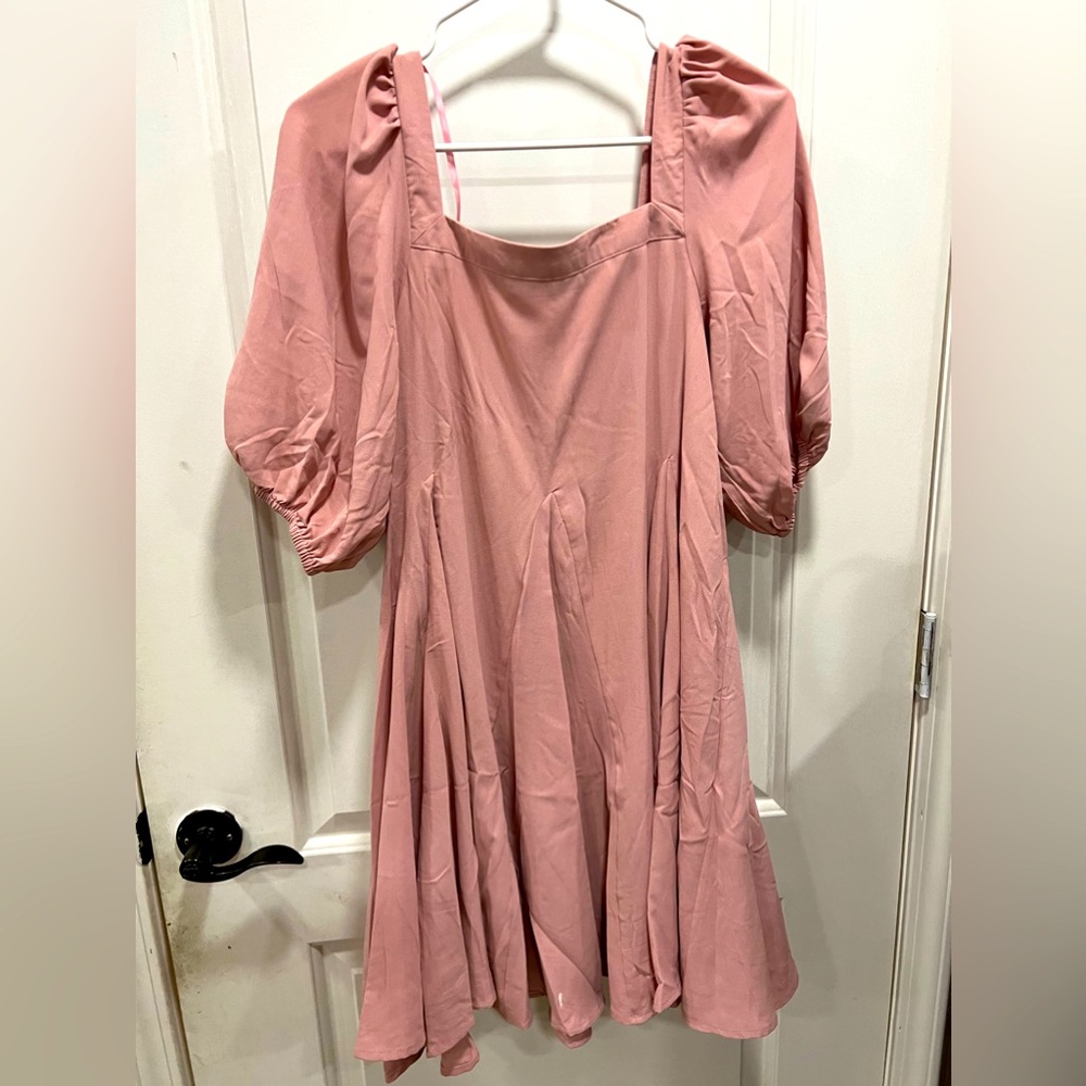 Blush mini dress—$25+$8 shipping